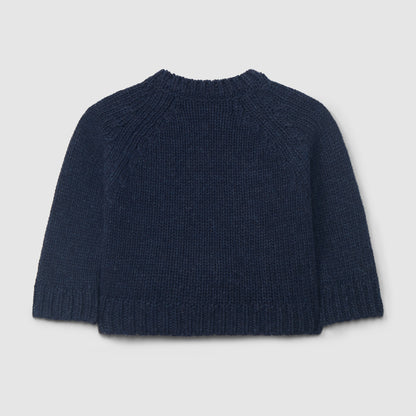 trui gebreid dog, indigo - SNUG