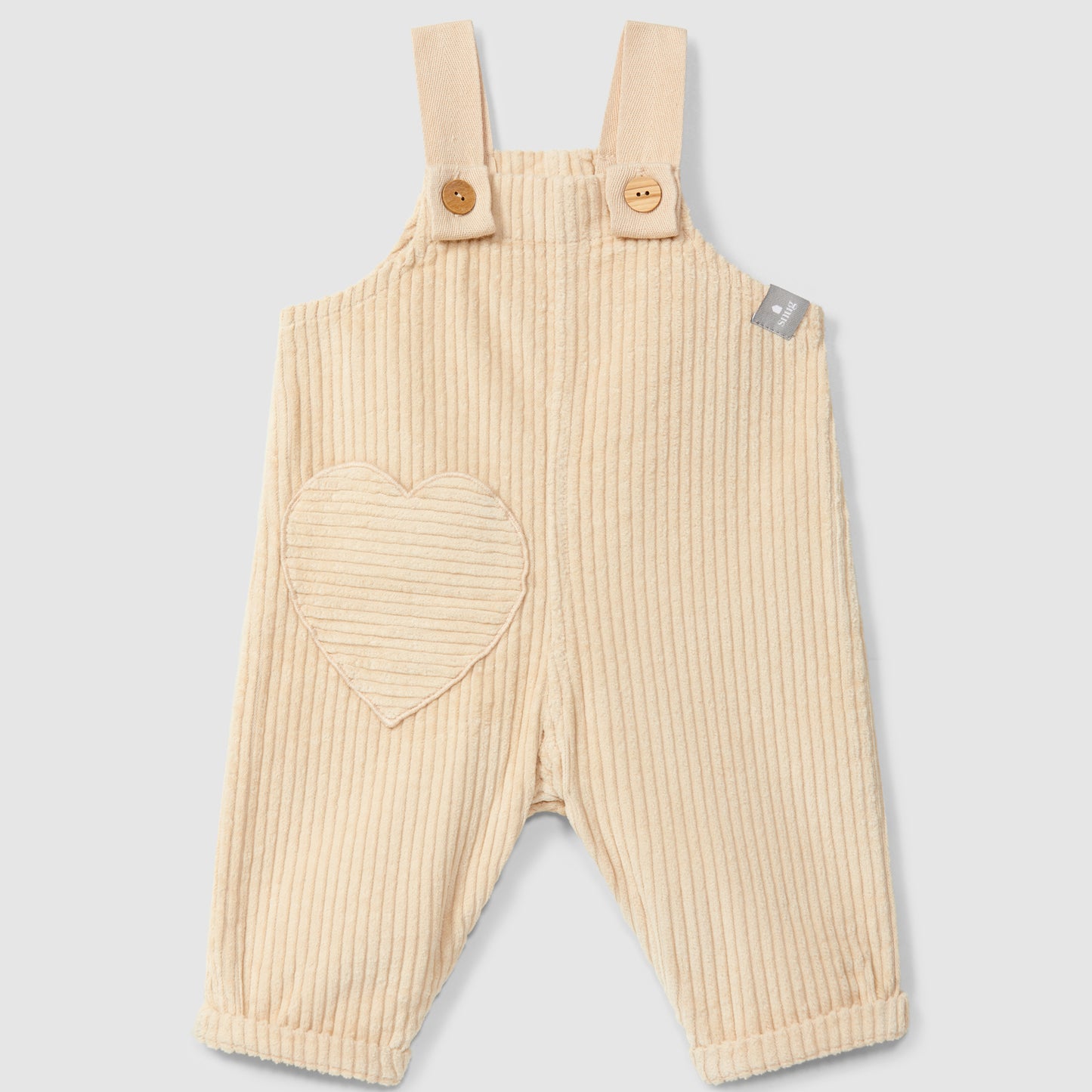 salopette corduroy, beige - SNUG
