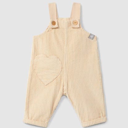 salopette corduroy, beige - SNUG