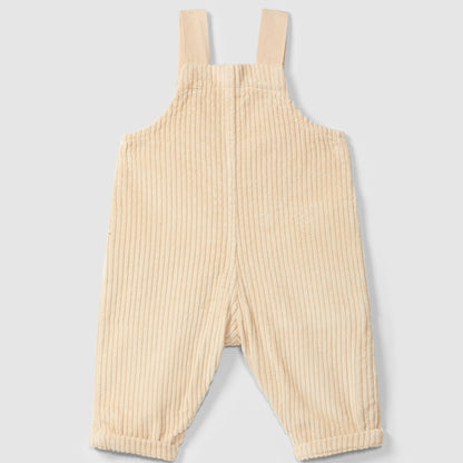 salopette corduroy, beige - SNUG