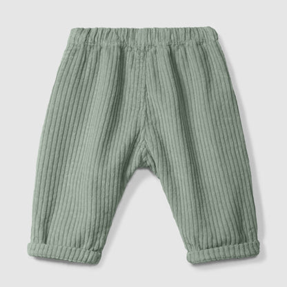 broek corduroy, green - SNUG