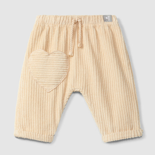 broek corduroy, beige - SNUG