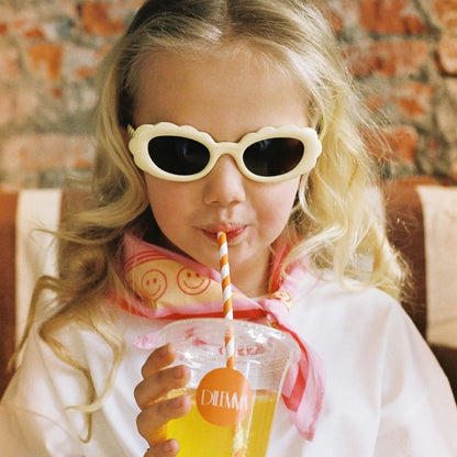 sjaal pomme club smilin', blowy bubblegum - ATELIER POMME
