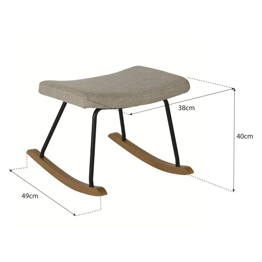 voetenbank de luxe, clay – QUAX