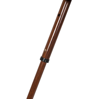 meegroeistoel ultimo 3 luxe, zwart/walnut - QUAX