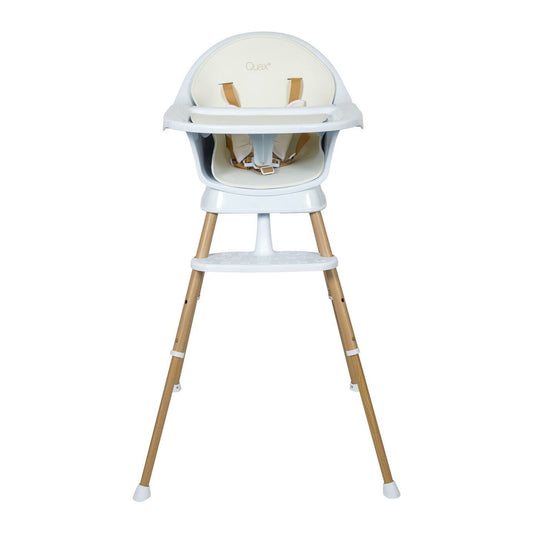 meegroeistoel ultimo 3 luxe, white/natural - QUAX