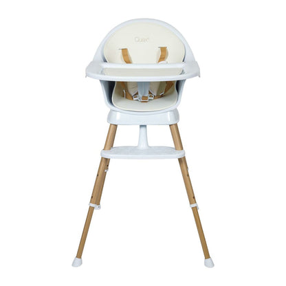 meegroeistoel ultimo 3 luxe, white/natural - QUAX