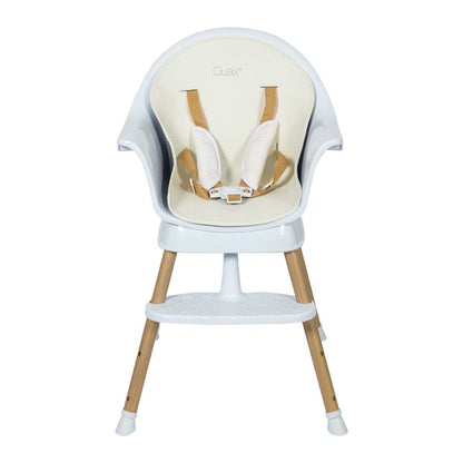 meegroeistoel ultimo 3 luxe, white/natural - QUAX