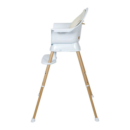 meegroeistoel ultimo 3 luxe, white/natural - QUAX