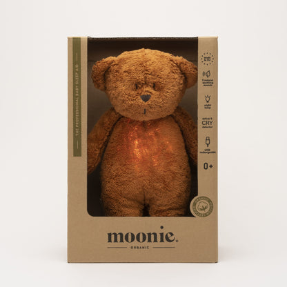 knuffel licht + geluid 2.0, beer, caramel - MOONIE