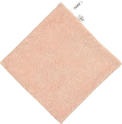 wasdoek tetra/terry, 3-pack, dots peach rose - LÄSSIG