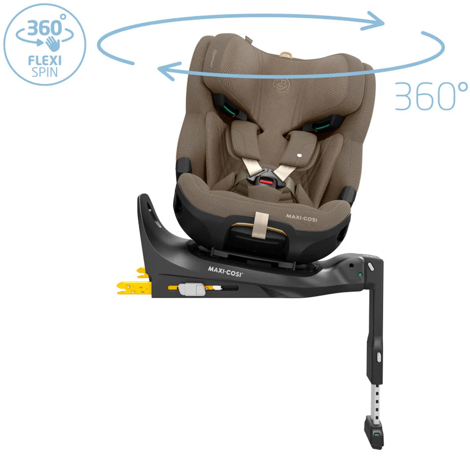 autostoel emerald 360° pro, authentic truffle - GL JO + LIZ