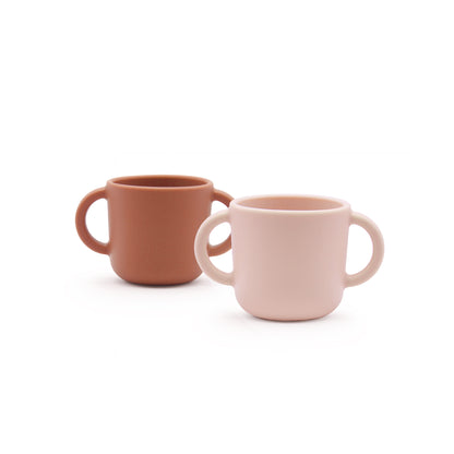 drinkbeker set, blush/terracotta - EKOBO