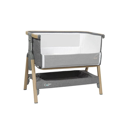 co-sleeper CoZee, oak/charcoal - TUTTI BAMBINI