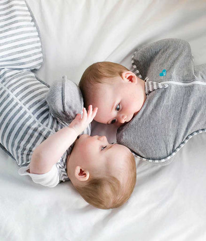 inbakerslaapzak stage 2, grijs, 1.0 TOG, M - LOVE TO DREAM