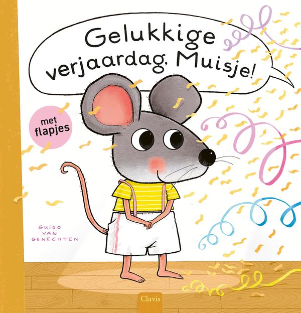 boek, gelukkige verjaardag, muisje! - CLAVIS