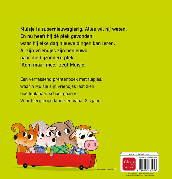 boek, kom je mee naar school? - CLAVIS