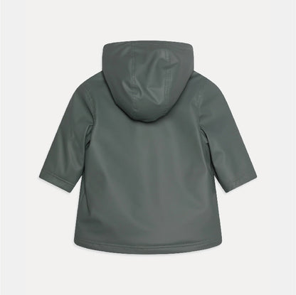 winter/regenjas gevoerd, groen - PETIT BATEAU