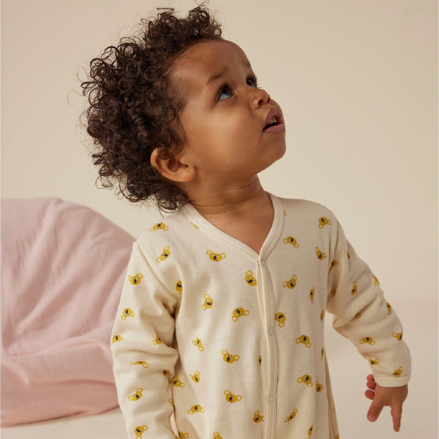 pyjama katoen met voetjes, koala - PETIT BATEAU