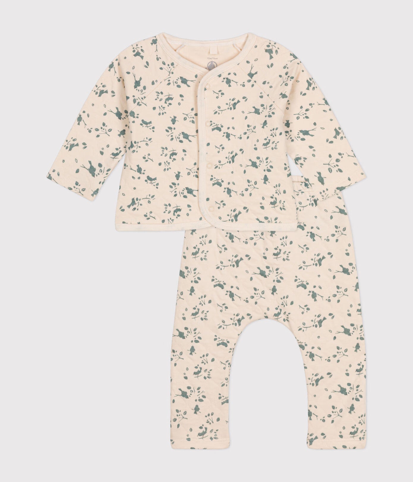 babyset 2-delig tubic, vogel - PETIT BATEAU