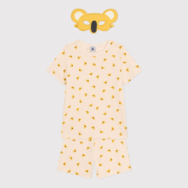 kinderpyjama katoen, koala + masker - PETIT BATEAU