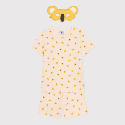 kinderpyjama katoen, koala + masker - PETIT BATEAU