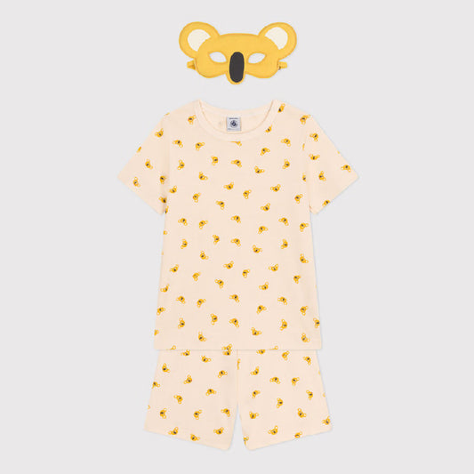 kinderpyjama katoen, koala + masker - PETIT BATEAU