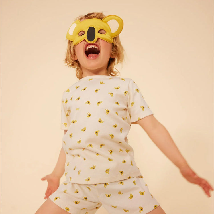 kinderpyjama katoen, koala + masker - PETIT BATEAU