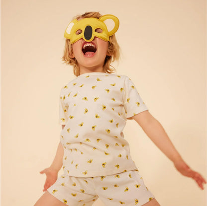 kinderpyjama katoen, koala + masker - PETIT BATEAU