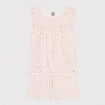 kinderpyjama, roze bloemen - PETIT BATEAU