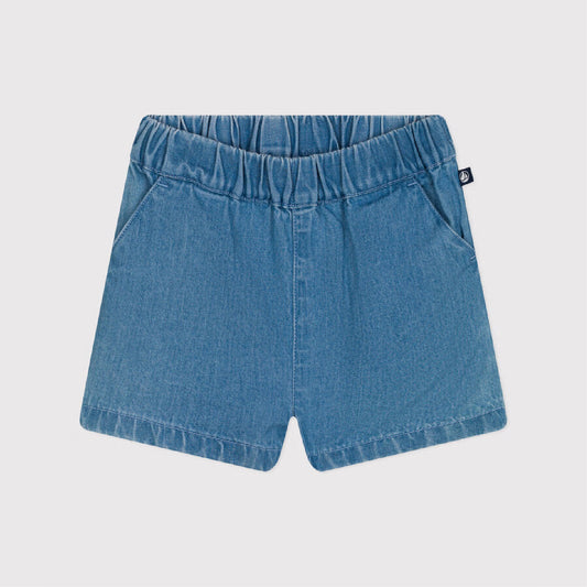 short denim, blauw - PETIT BATEAU