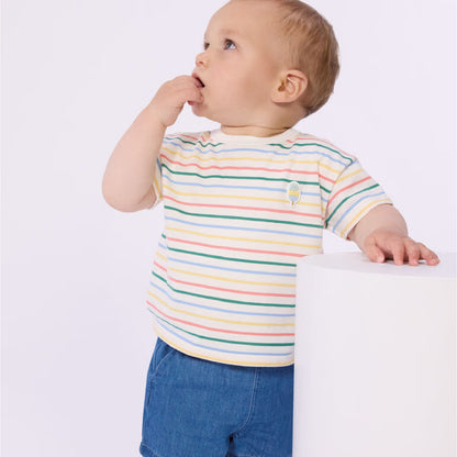 short denim, blauw - PETIT BATEAU
