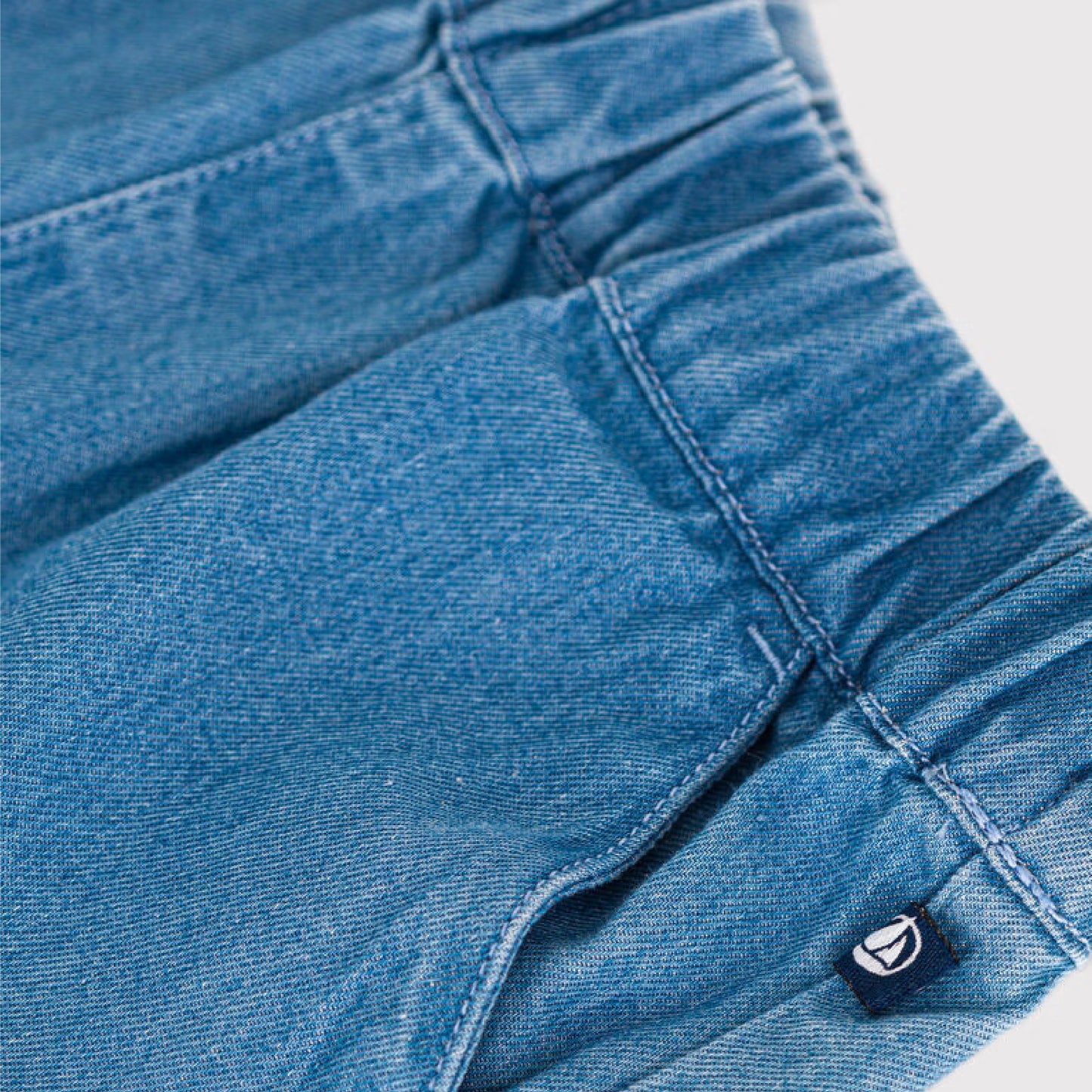 short denim, blauw - PETIT BATEAU