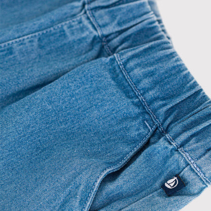 short denim, blauw - PETIT BATEAU