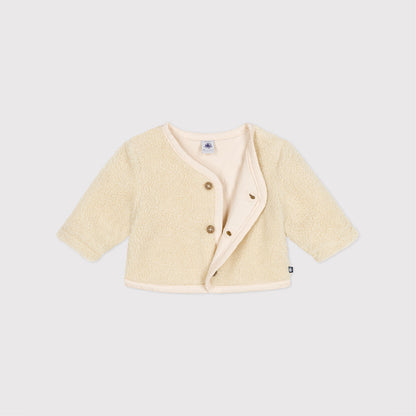 jas sherpa, ecru - PETIT BATEAU