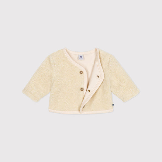 jas sherpa, ecru - PETIT BATEAU