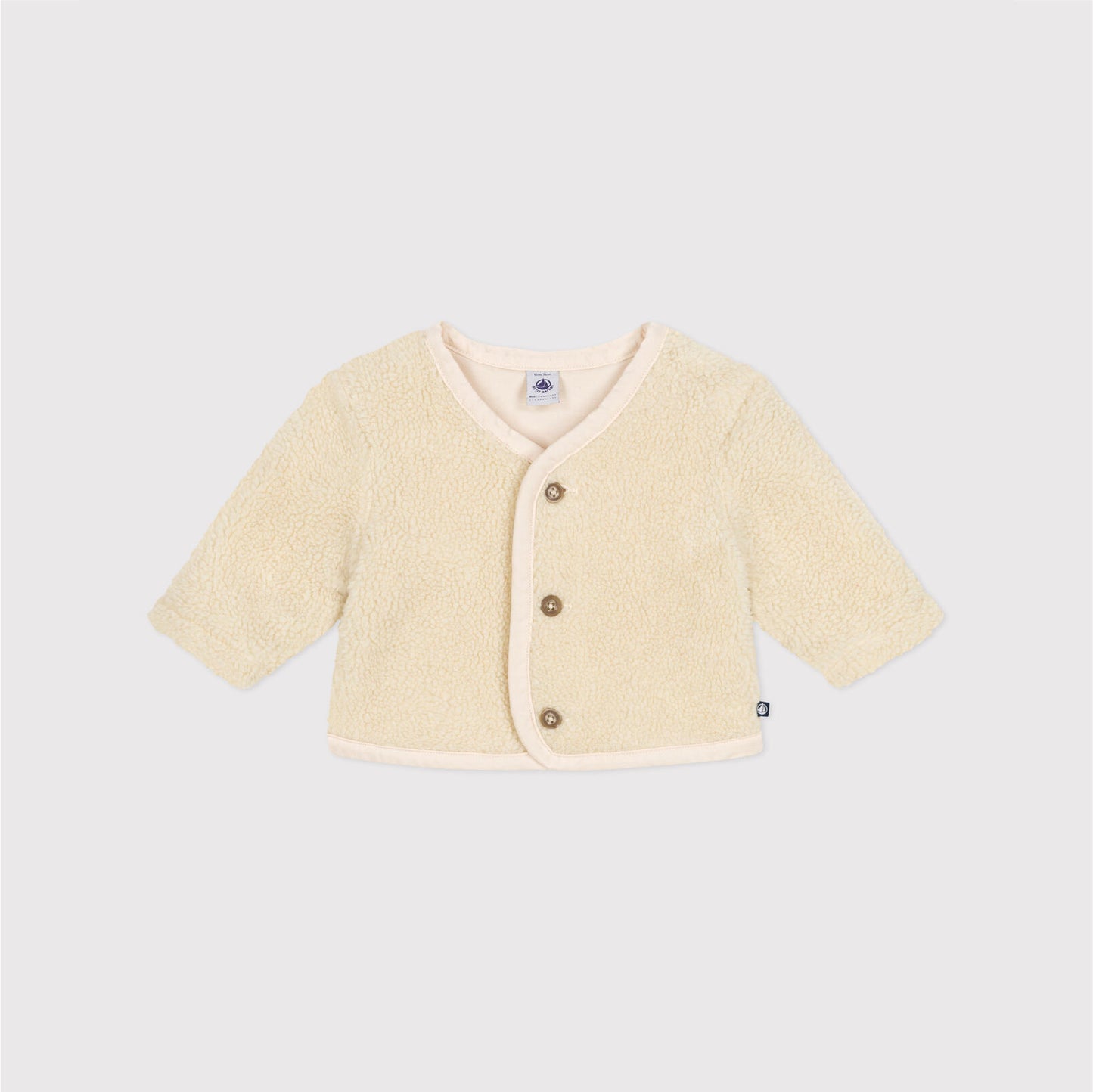 jas sherpa, ecru - PETIT BATEAU