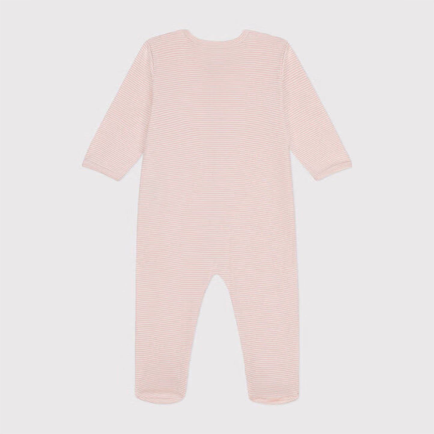 pyjama katoen, streep roze - PETIT BATEAU
