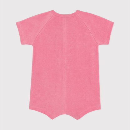 jumpsuit badstof, peonia pink - PETIT BATEAU