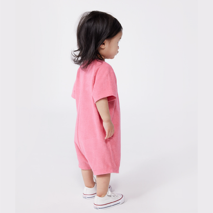 jumpsuit badstof, peonia pink - PETIT BATEAU