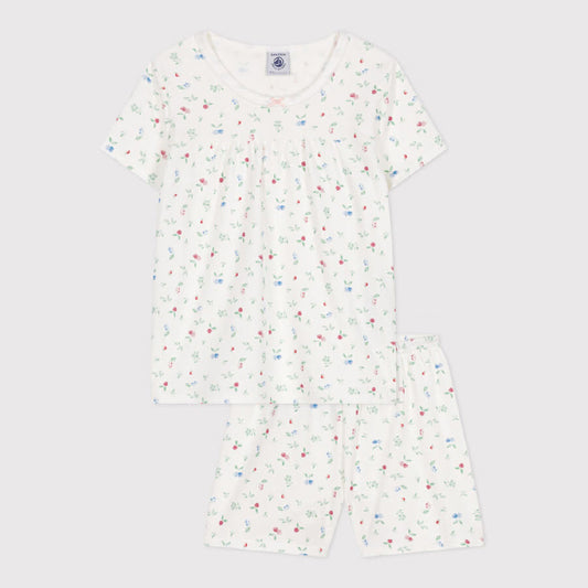 kinderpyjama katoen, fruitprint - PETIT BATEAU