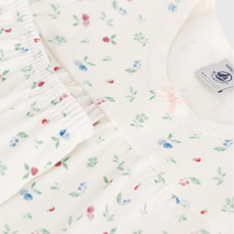 kinderpyjama katoen, fruitprint - PETIT BATEAU