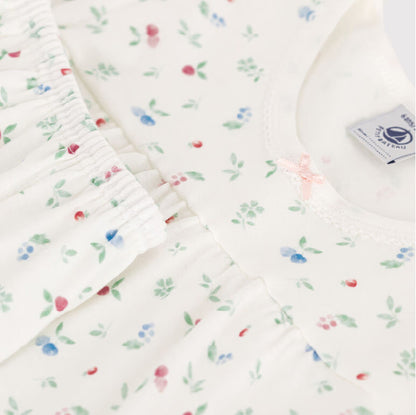 kinderpyjama katoen, fruitprint - PETIT BATEAU