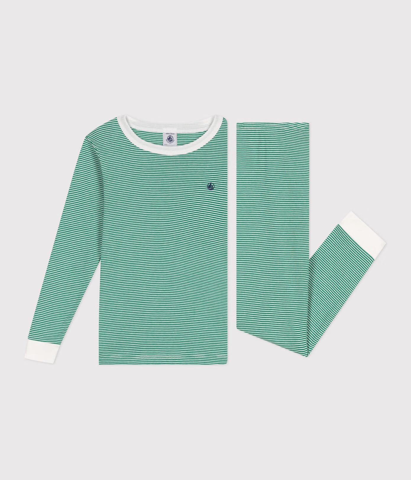 kinderpyjama katoen streep, jardin - PETIT BATEAU