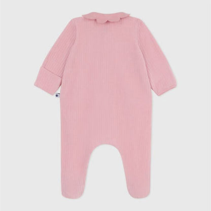babypyjama fluweel, saline - PETIT BATEAU