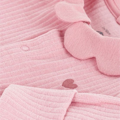 babypyjama fluweel, saline - PETIT BATEAU