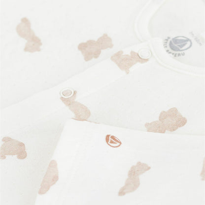 pyjama tubic, berenprint - PETIT BATEAU