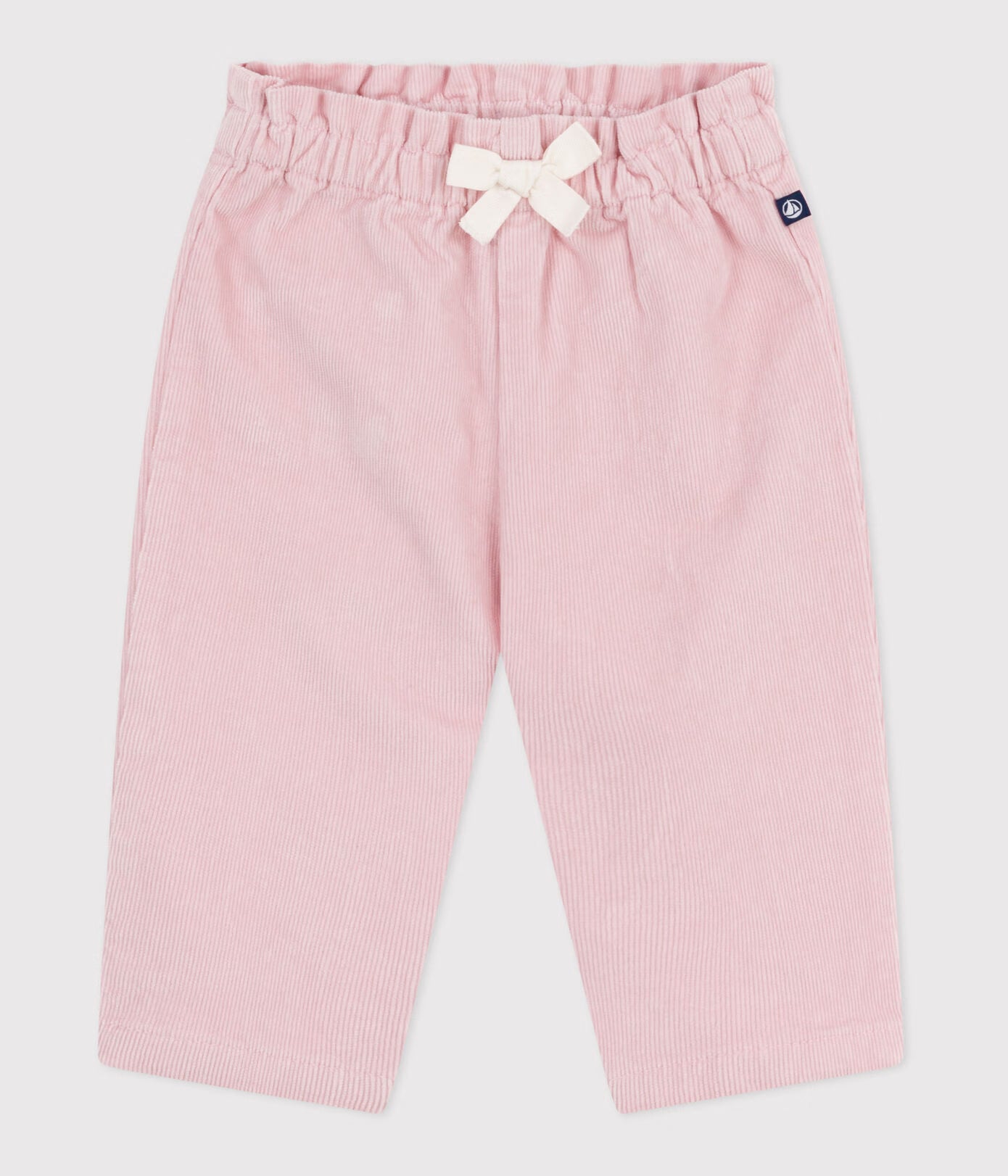 broek fluweel, roze - PETIT BATEAU