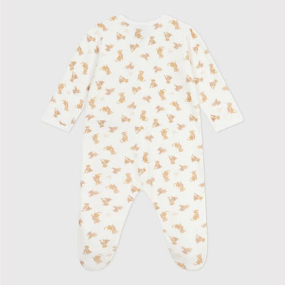 pyjama fluweel, luipaard - PETIT BATEAU
