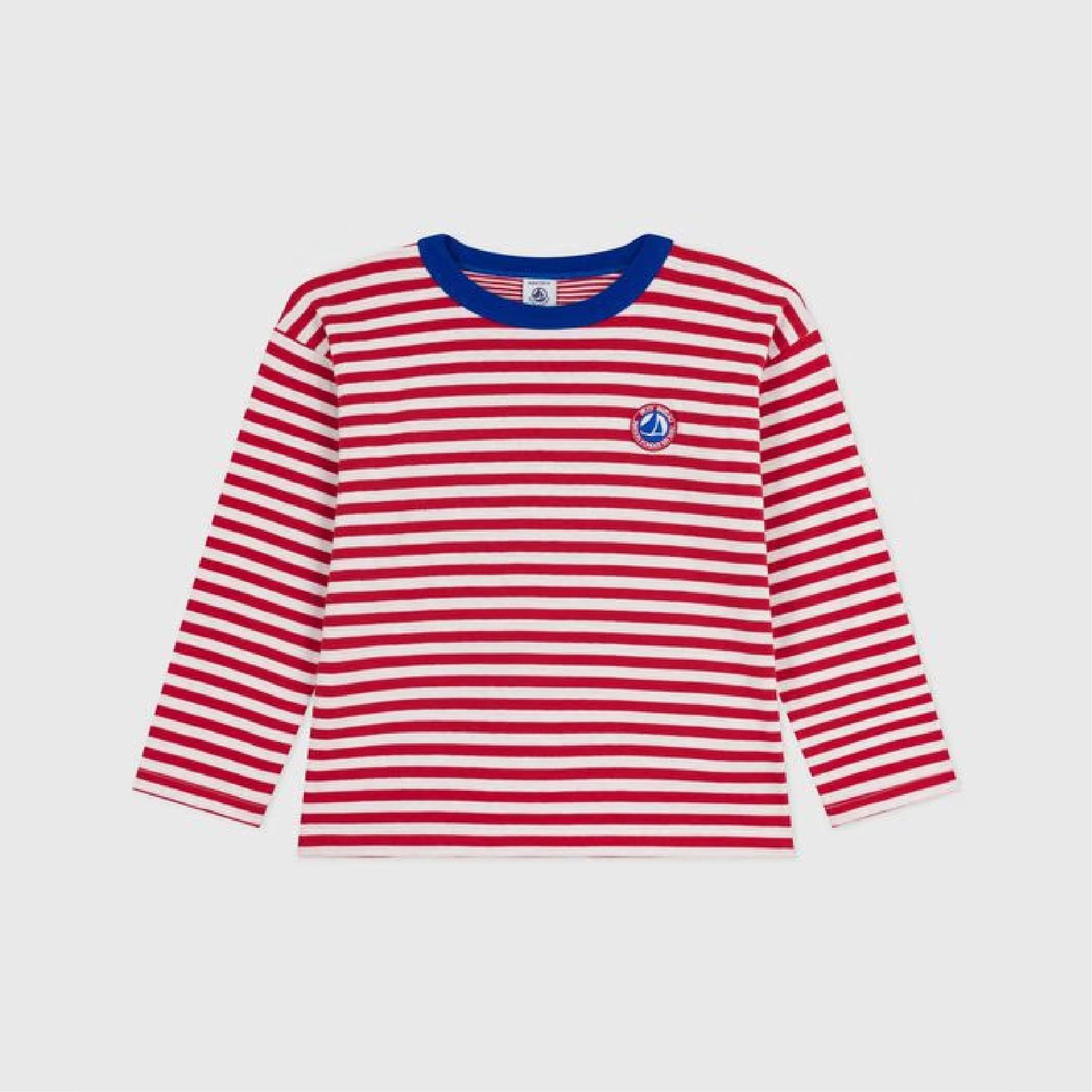 t-shirt lange mouw, pompei - PETIT BATEAU